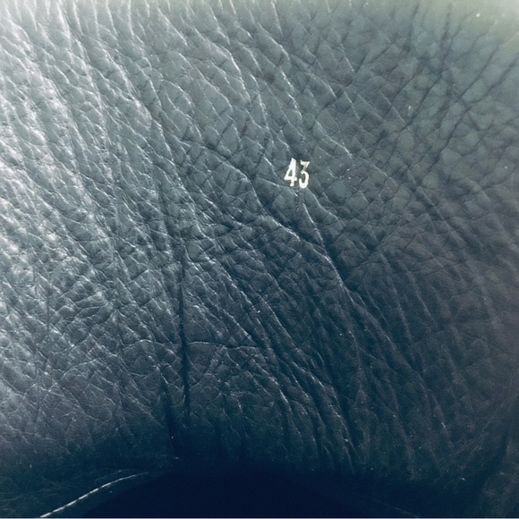 PRE OWNED Versace Leather/Nylon Men’s Hightop Black White Sneaker Sz 43EU / 10US - Picture 11 of 16